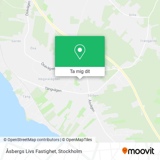 Åsbergs Livs Fastighet karta