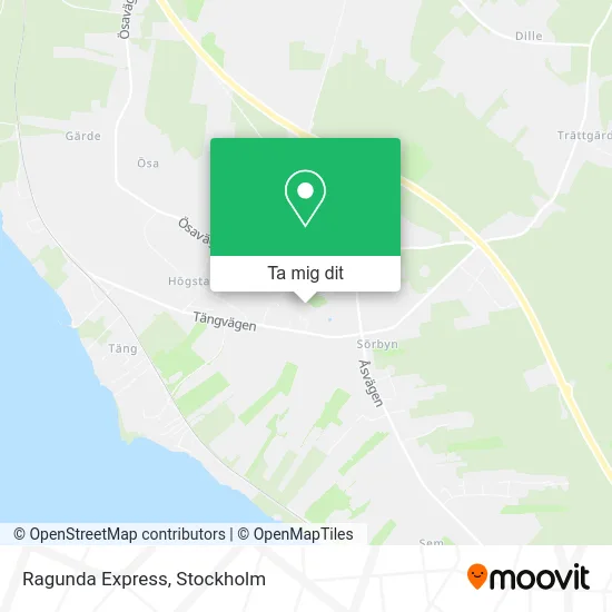 Ragunda Express karta