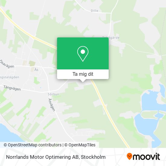 Norrlands Motor Optimering AB karta