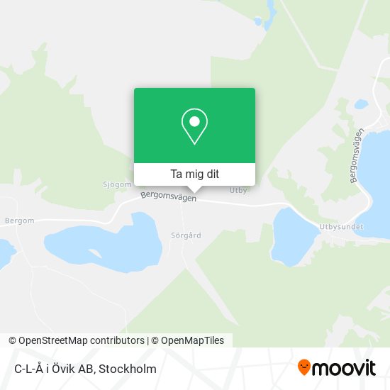 C-L-Å i Övik AB karta
