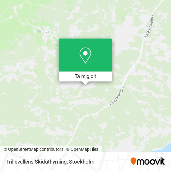 Trillevallens Skiduthyrning karta