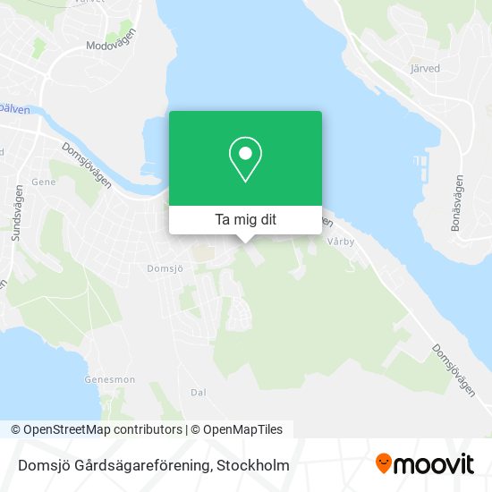 Domsjö Gårdsägareförening karta