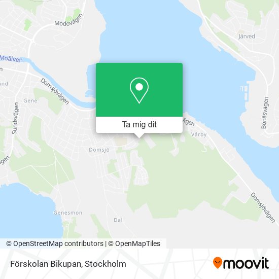 Förskolan Bikupan karta