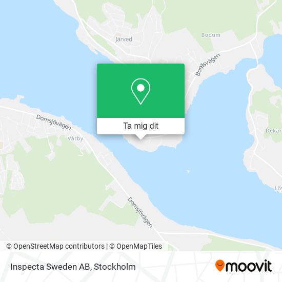 Inspecta Sweden AB karta