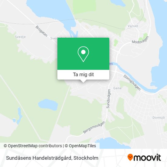 Sundåsens Handelsträdgård karta