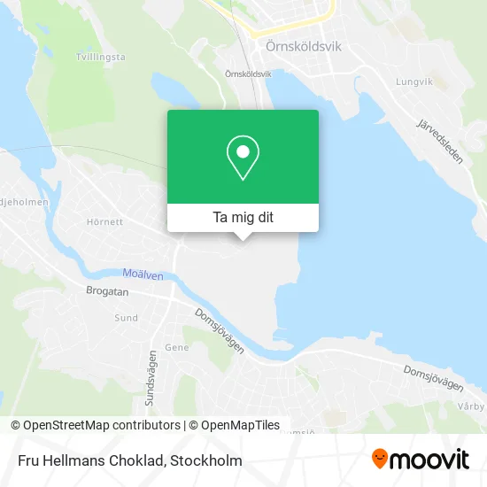 Fru Hellmans Choklad karta