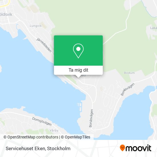 Servicehuset Eken karta
