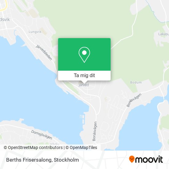 Berths Frisersalong karta