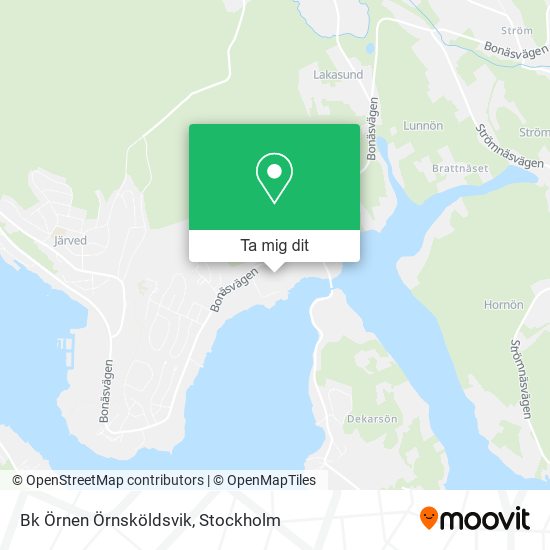 Bk Örnen Örnsköldsvik karta