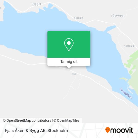 Fjäls Åkeri & Bygg AB karta