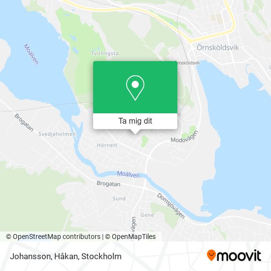 Johansson, Håkan karta