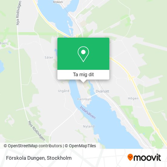 Förskola Dungen karta