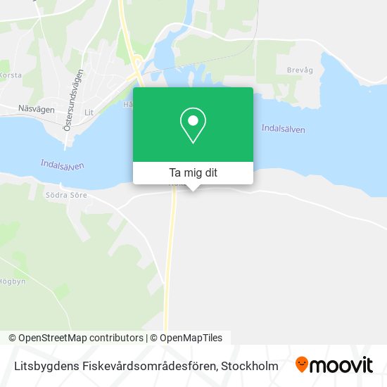 Litsbygdens Fiskevårdsområdesfören karta
