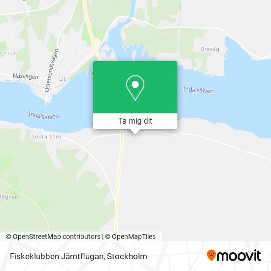 Fiskeklubben Jämtflugan karta