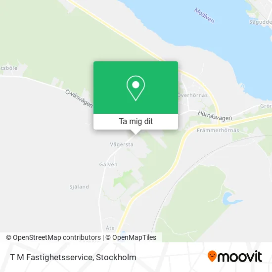 T M Fastighetsservice karta