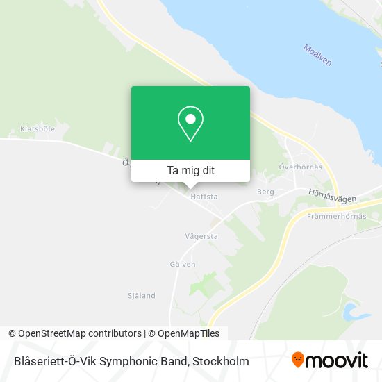 Blåseriett-Ö-Vik Symphonic Band karta
