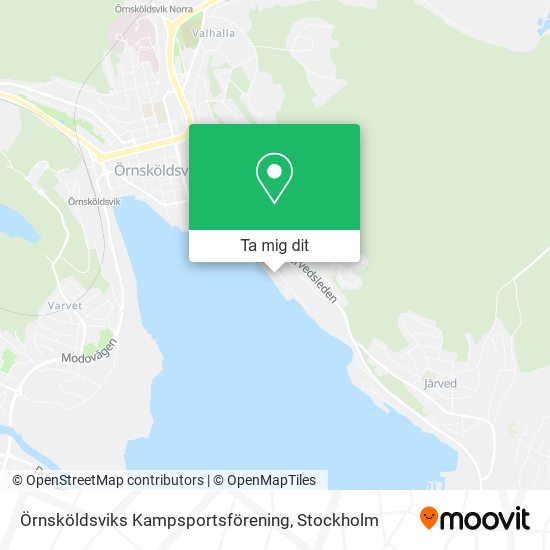 Örnsköldsviks Kampsportsförening karta