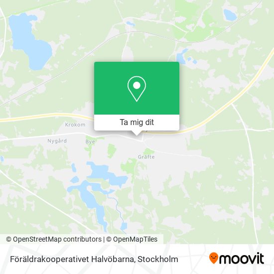 Föräldrakooperativet Halvöbarna karta