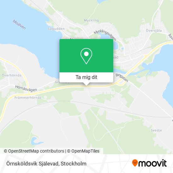 Örnsköldsvik Själevad karta