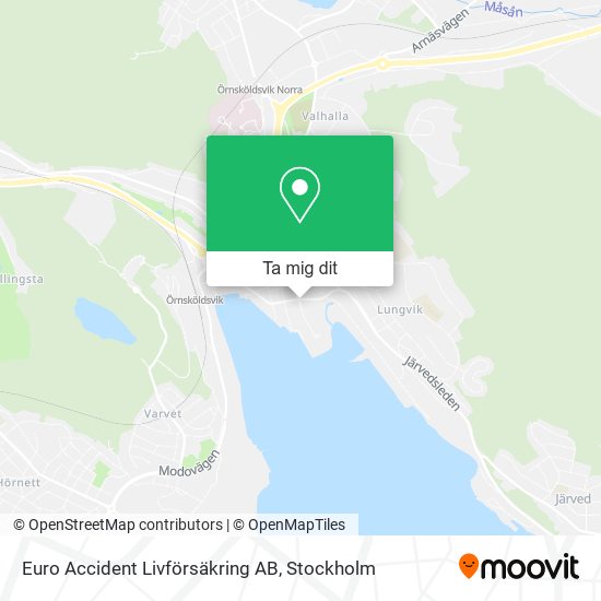 Euro Accident Livförsäkring AB karta