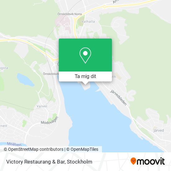 Victory Restaurang & Bar karta