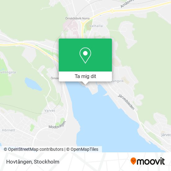 Hovtången karta