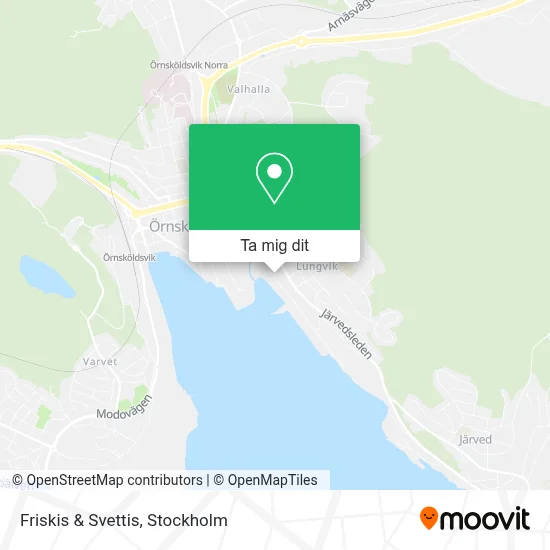 Friskis & Svettis karta