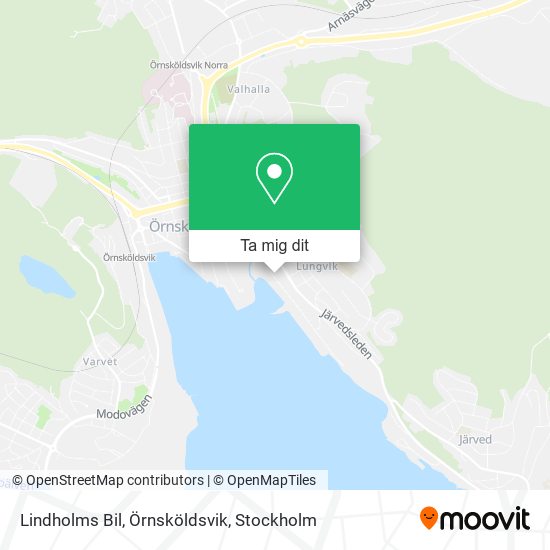 Lindholms Bil, Örnsköldsvik karta