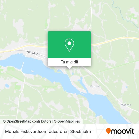 Mörsils Fiskevårdsområdesfören karta