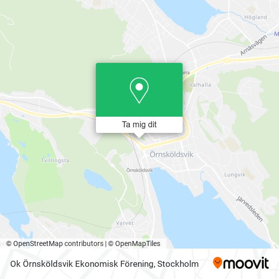Ok Örnsköldsvik Ekonomisk Förening karta