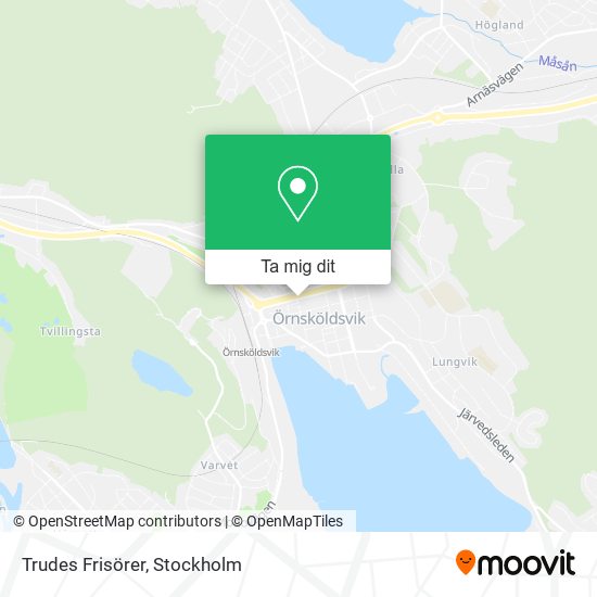Trudes Frisörer karta
