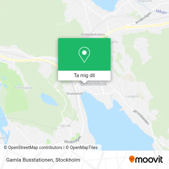 Gamla Busstationen karta