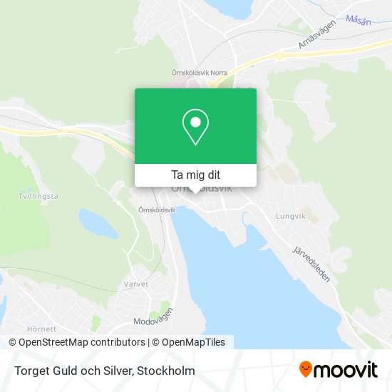 Torget Guld och Silver karta