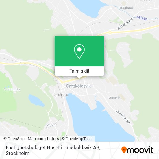 Fastighetsbolaget Huset i Örnsköldsvik AB karta