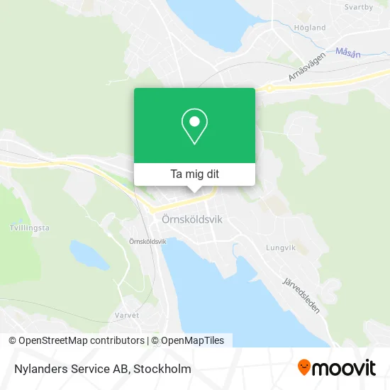 Nylanders Service AB karta