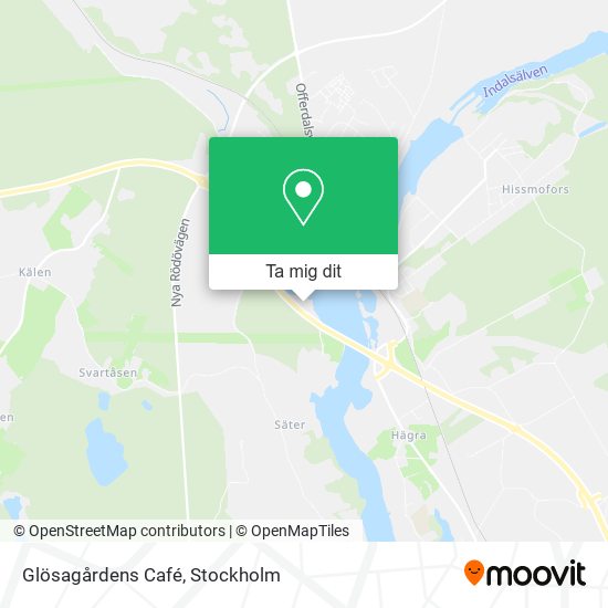 Glösagårdens Café karta