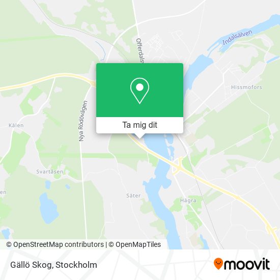 Gällö Skog karta