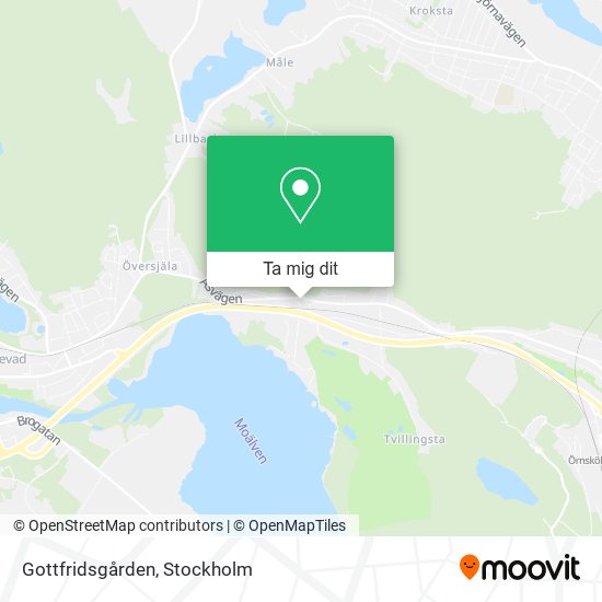 Gottfridsgården karta