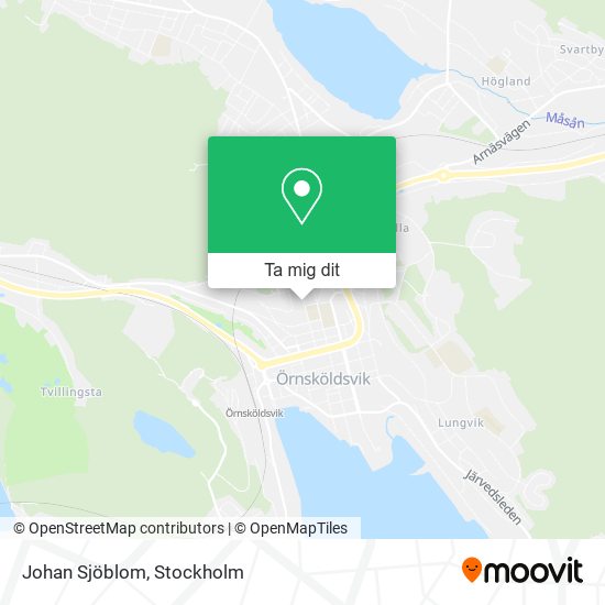 Johan Sjöblom karta