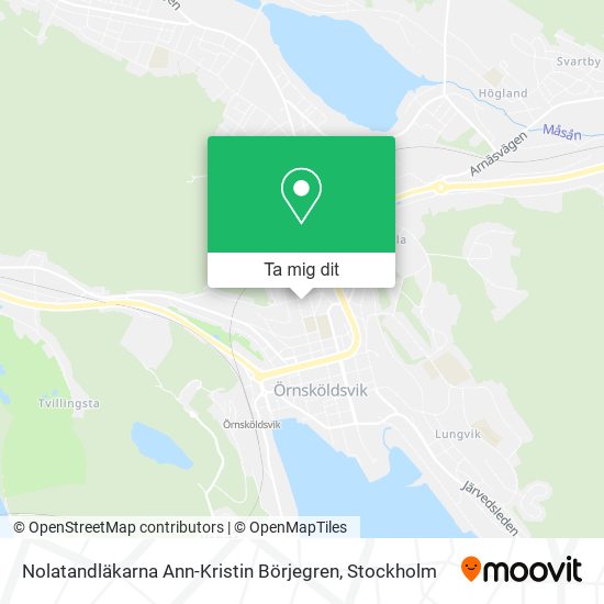 Nolatandläkarna Ann-Kristin Börjegren karta