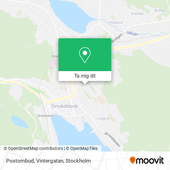 Postombud, Vintergatan karta
