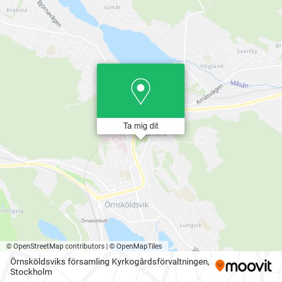 Örnsköldsviks församling Kyrkogårdsförvaltningen karta