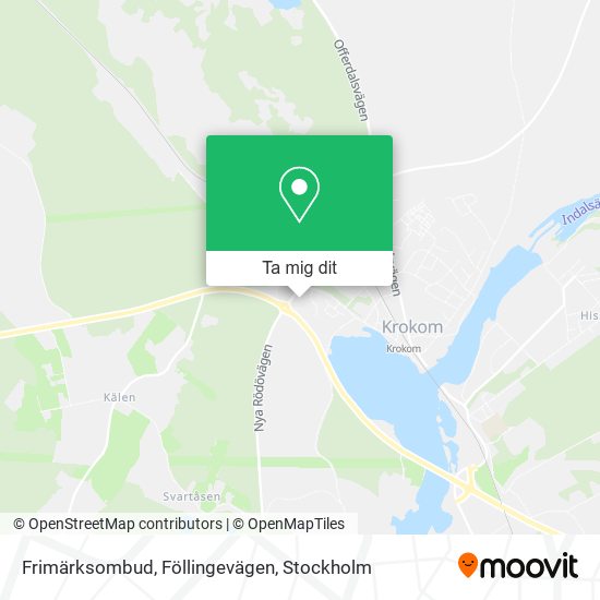 Frimärksombud, Föllingevägen karta