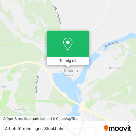 Arbetsförmedlingen karta