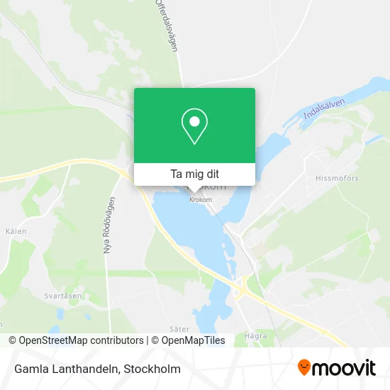 Gamla Lanthandeln karta