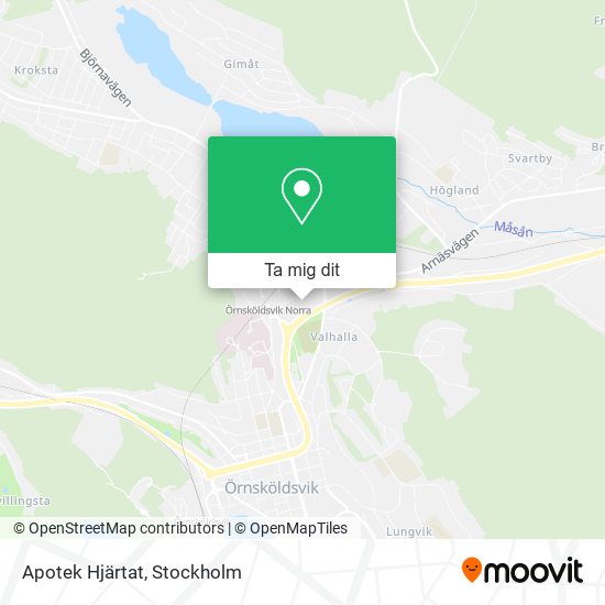 Apotek Hjärtat karta