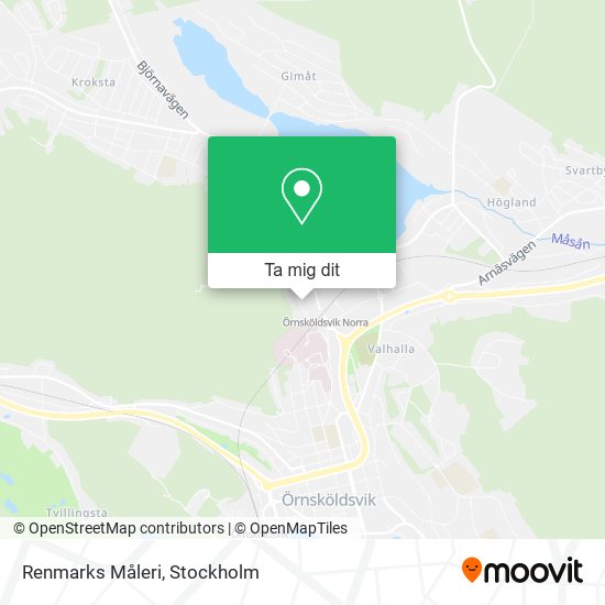 Renmarks Måleri karta