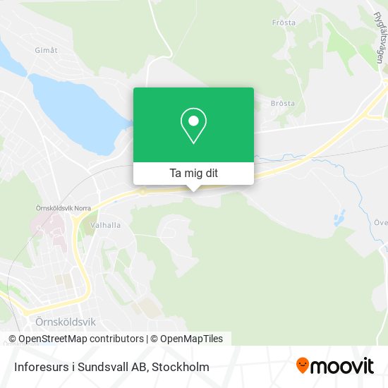 Inforesurs i Sundsvall AB karta