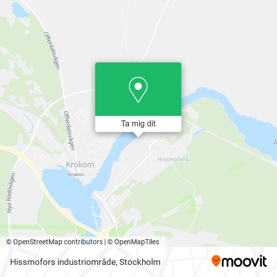 Hissmofors industriområde karta