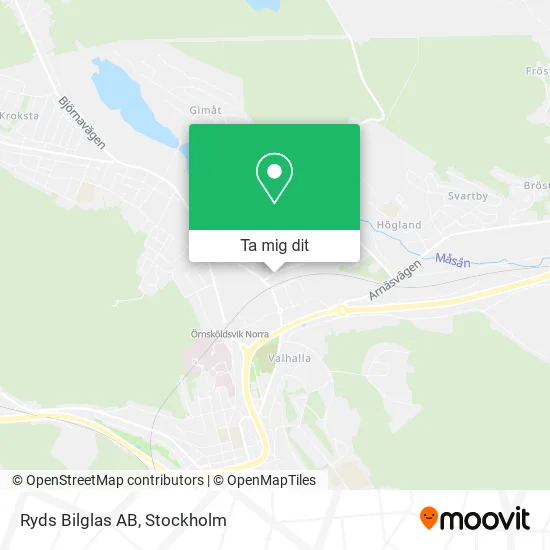Ryds Bilglas AB karta